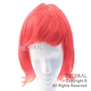 PELUCA PELO CORTO HS7534-4 ROJO x 1